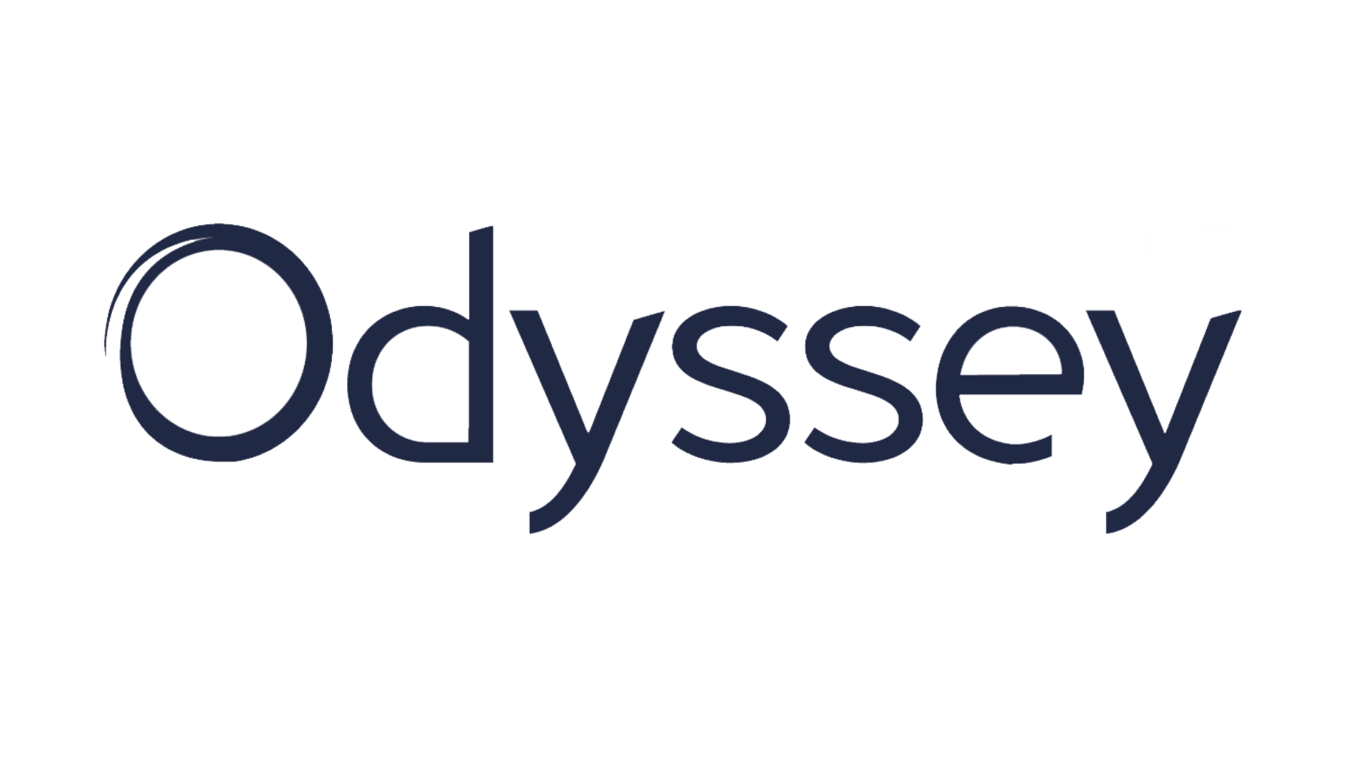 Odyssey Gaming Odyssey logo in dark blue.